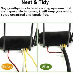 5M Braided Wire Cable Sleeve Nylon Cord Protector Split Pipe Cable Organizer DIY