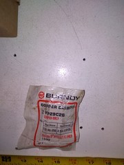 BURNDY COPPER CRIMPT YGHP29C26, 1/0 to 250 Run, 1/0 to 2/0 Tap