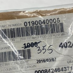 MOLEX Blue NYLON Insulated MALE Push On Terminal Connectors 16-14 PACK OF 355