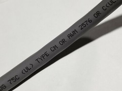 Alpha Wire 1181/20C 22/20C Premium Communication/Control Cable 300V Gray /10ft