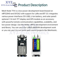 HelTec AutoMation Node T114 LoRa Development Board nRF52840 SX1262 Module Type-C