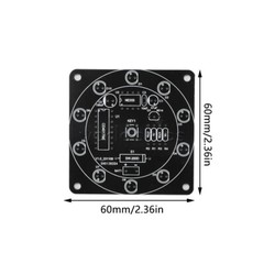 LED Electronic Lucky Rotary Kit NE555 CD4017 DIY Practical Soldering Practice