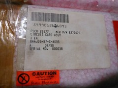 RAYTHEON CIRCUIT CARD ASSEMBLY PART # 6277075 NSN: 5999-01-262-6093