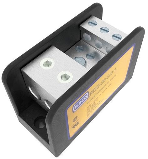 Ilsco PDB-26-2/0-1, 12 to 2/0, 14 to 2 AWG Secondary, Distribution Block, 1pc