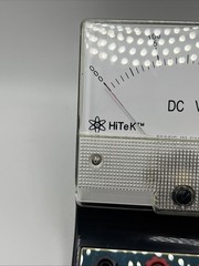 HiTeK D.C. VOLMETER MODEL P57029 TRIPLE SCALE, 0-3V/0-15V/0-300V SCHOOL SURPLUS
