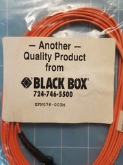 4-Pack Black Box EFN076-003M 3Meter Fiber Optic Cable