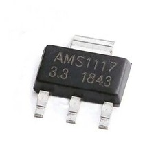 100 PCS AMS1117 LM1117 SOT223 3.3V 1A Voltage Regulator Power Supply Module