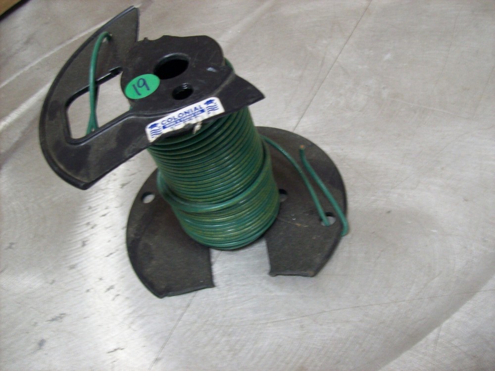 #19) NEW Spool of Electric Wire – 12 Guage Solid 40′ Yellow