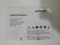 Wohner 32575 EQUES Power Connector Busbar Adapter New