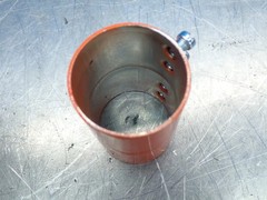 BRIDGEPORT 244-SO ORANGE SET SCREW EMT COUPLING 1-1/2 COUPLING 01220410845