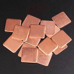 Copper Shim 15x15mm 20x20mm Heatsink Thermal Pad GPU CPU Laptop – 0.1mm to 2.0mm