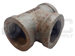 LOT OF 2 NEW WARD IRON PIPE TEE FITTING 1-1/4” X 1-1/4” X 1-1/4” *READ*
