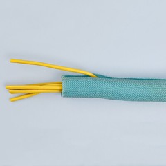 Blue Braided Sleeving Self Closing Braid Cable Wiring Harness Loom Protection