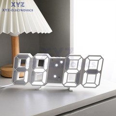 USB Fashion LED Digital Clock Multifunction Electronic Clock Home Decoration