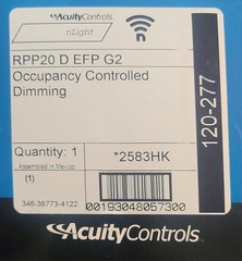 Acuity Controls nLight RPP20 D EFP G2 Power/Relay Pack