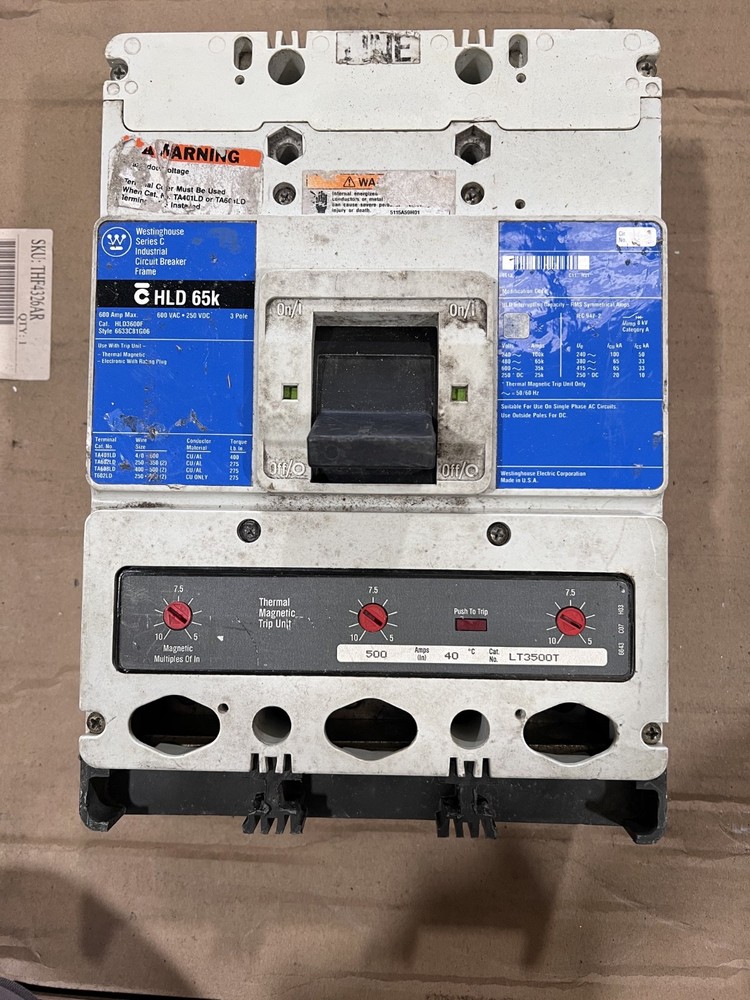 Cutler-Hammer HLD3600F Circuit Breaker