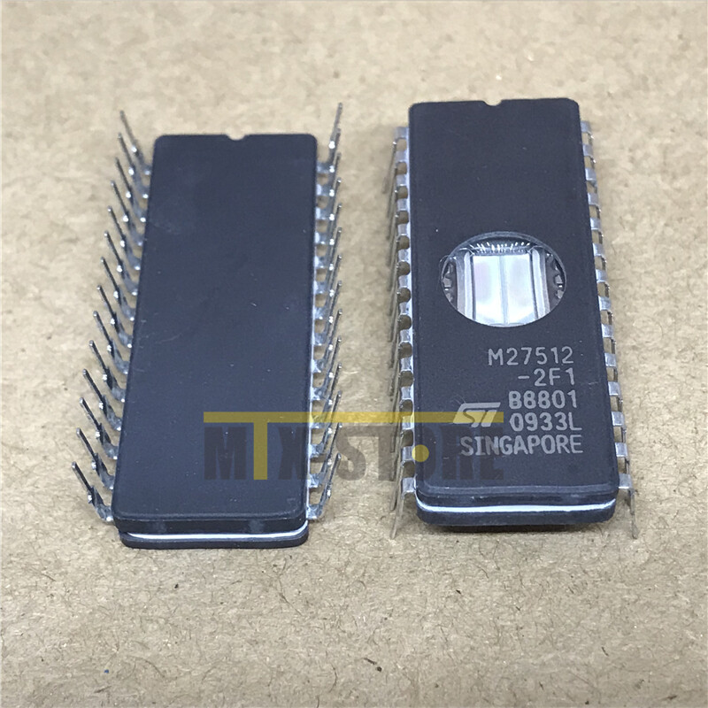 5pcs M27512-2F1 M27512 NMOS 512K 64K x 8 UV EPROM
