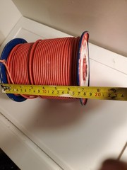 Made In U.S.A 14 gauge SRML Tinned Silicone Copper Glass Braided Wire 500′ Spool