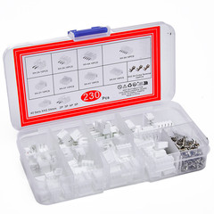 230PCS XH2.54mm Connector Assortment 2P/3P/4P/5P with 150 Terminals