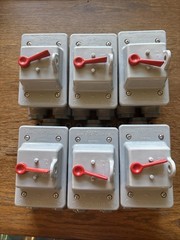 Carlon E98TSC Drip proof Damp Wet Locations On Off Electrical Box Lot Of 6 New