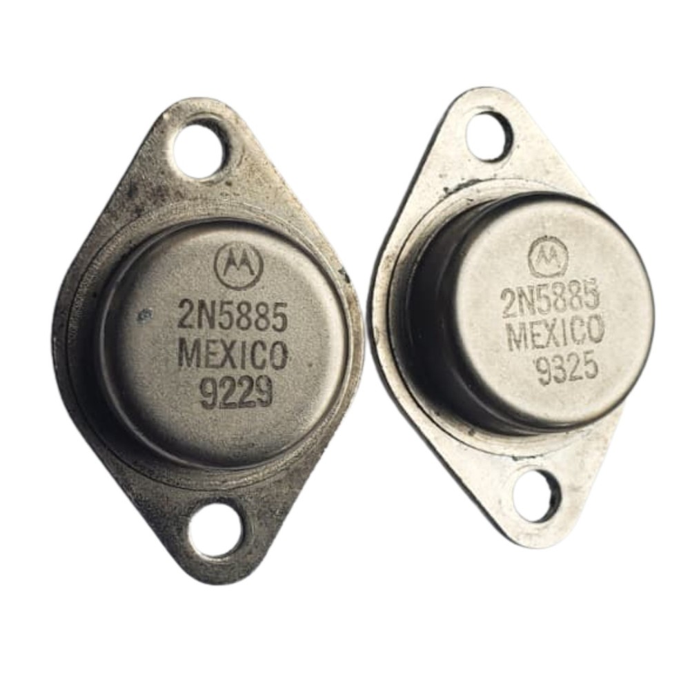 2N5885 NPN Power Silicon Transistor TO-3 Pack of 2