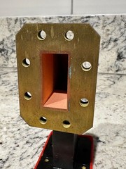 APOLLO Vintage Rigid 90 Degree Waveguide Black w/Red Caps Canada Made