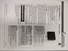 INTERTEC CP MEGATHERM CTA 200 T ELECTRIC HEATER 120V 200W 50/60Hz