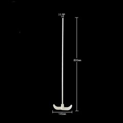Smooth surface, no adhesion to viscous samples and easy to clean