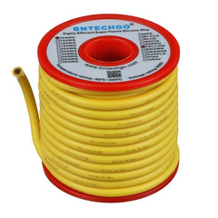 12 Gauge Silicone Wire Spool 25 Ft Yellow Flexible 12 AWG Stranded Tinned Copper