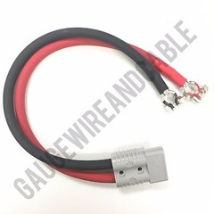 Anderson SB175 Copper Battery Cable 2 Gauge AWG with ends lug/terminal/clamp