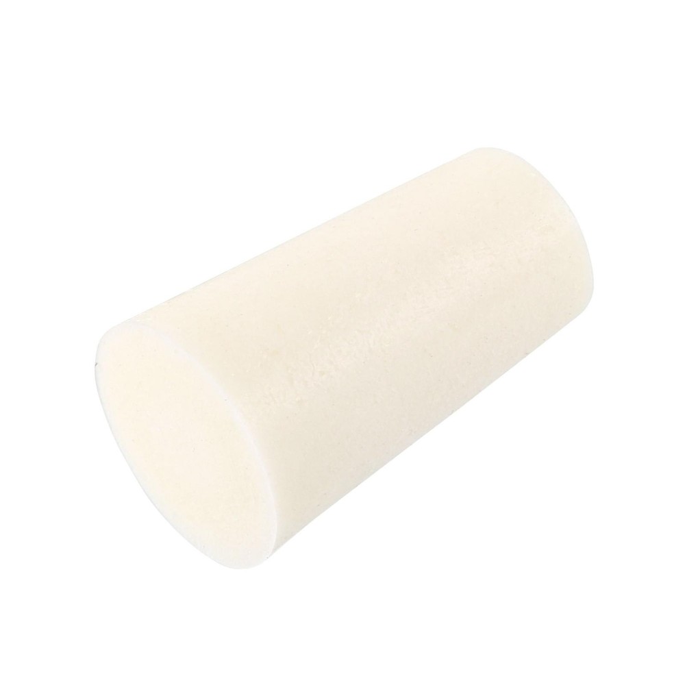 15-19mm Beige Drilled Silicone Stopper Plugs for Flask Test Tube Stopper 5pcs