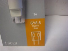 GE General Electric LED Light Bulb 4 Watt GY8.6 Pin Base 400 Lumens 93129029 50W