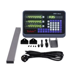 14″ 18″ 36″ Linear Glass Scale + 3 Axis DRO Digital Readout Display CNC Milling