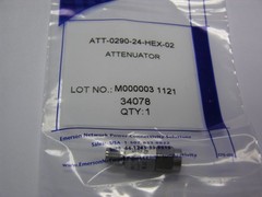 Midwest Microwave ATT-0290-24-HEX-02 M/FM 24db 18GHz 2W SMA Minipad Attenuator