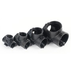 Corrugated Pipe Snap Tee Connector Fitting Nylon For Corrugated Cable Tubing New
