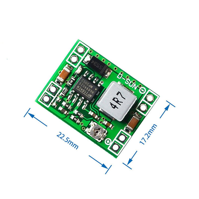 5pcs MP1584 3A Adjustable DC Step Down Converter Buck Module 3.3V 5V 9V 12V 24V