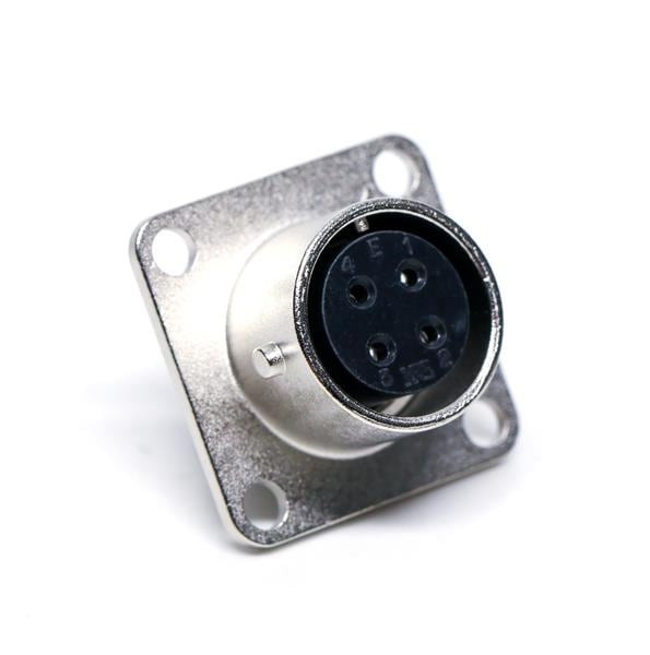 1Pcs RM12BRB-4S Standard Circular Connector ROUND MINI RECEPT STR BAYONET LK