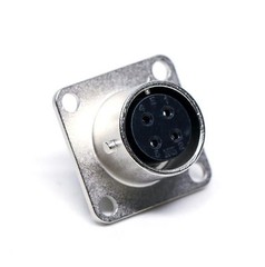 1Pcs RM12BRB-4S Standard Circular Connector ROUND MINI RECEPT STR BAYONET LK