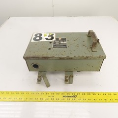 Federal Pacific CFP 332 30A 240VAC Cover Operated Fusible Bus Plug Switch 3P
