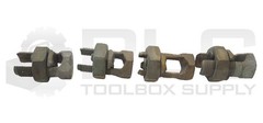 BLACKBURN 40H SPLIT BOLT CONNECTOR, LOT OF 4, 4/0 STR, 250MCM, 1 STR