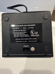 Leviton 6221 Clock Programmer Central Control System Powers On Walnut Grained