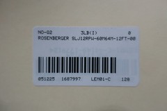 Rosenberger SLJ12RPW-60M64M-12FT-00 Jumper Cable Assembly 12ft