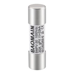 10Pack gPV Solar PV Fuse 30A 1000V DC, 10x38mm, 33kA Breaking Capacity, CE Li…