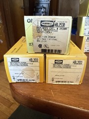 Lot Of 3 HUBBELL HBL2530 / HBL2530 (NEW IN BOX)