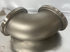 ISO-100 STAINLESS STEEL 90 Degree VACUUM Elbow, NOS