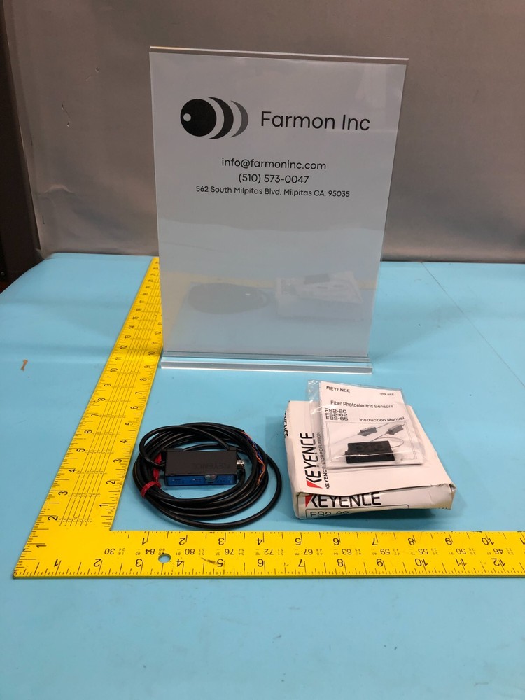 KEYENCE FS2-60 SENSOR LEVEL AMP WATER TRACK, 164868