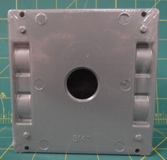 Red Dot 2IH5-2 Dry-Tite Die-Cast Dual Gang Universal Device w/ Box Mounting Lugs