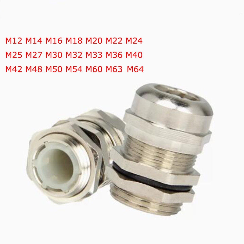 Copper Nickel Plated Waterproof Seal Cable Gland M12 M14 M16 M18 M20 – M64 IP68