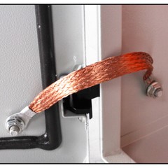 100x Copper Clad Aluminium Flat Braid Ground Lead Strap Cable Wire Kit 200/300mm