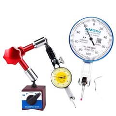 1pc lever dial gauge, high-precision dial gauge, shock resistant magnetic gauge